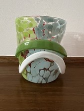 Bicchiere Vintage In Vetro Di Murano Design Vinciprova Con Etichetta