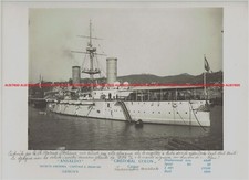 CANTIERI ANSALDO-GENOVA-FOTO ORIGINALE DI ARCHIVIO-INCROCIATORE CRISTOBAL COLON