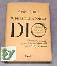 Il Prestigiatore di Dio Ariel Toaff Prima Edizione Libro Storia Pasque Di Sangue
