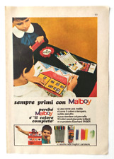 Pubblicita' Malboy Colori Pennarelli Eberhard Faber Old Advertising 1969 (T6)