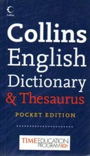 COLLINS ENGLISH DICTIONARY & THESAURUS - tascabile - Vocabolario Inglese 