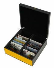 SAFE BOX IN LEGNO PREGIATO PER COIN CARDS