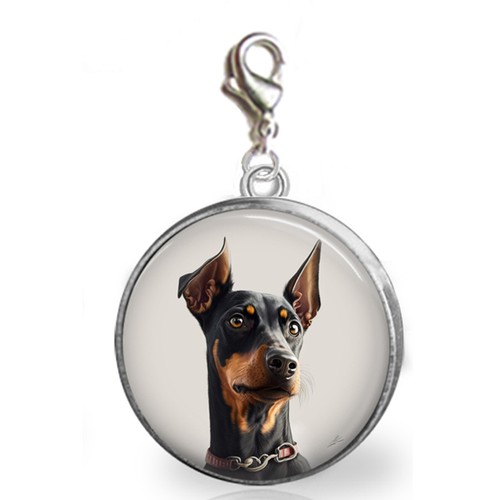 Ciondolo doberman pinscher - ciondolo,