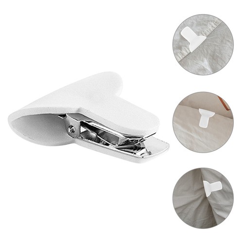 Pcs white padded clips - 8,