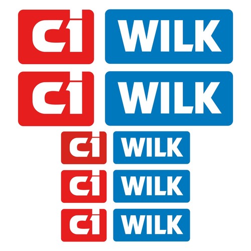 Wilk adesivi sticker - wilk, camper