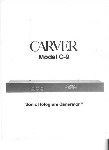 Carver amplificatore - carver, c-9