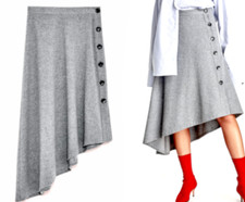  GONNA LUNGA ZARA GRIGIA MISTO