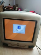 Apple iMac G3 M4984 1998 233MHz PowerPC  Vintage Computer w/KB & Mouse e floppy
