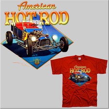 T-shirt auto Hot Rod