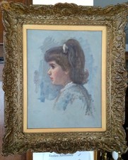 🥇DIPINTO AD OLIO Figura di