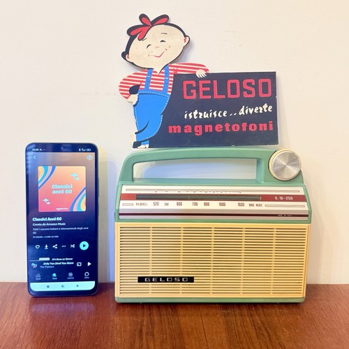 Radio vintage geloso - radio,