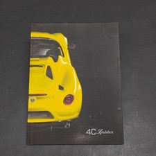 Catalogo Alfa Romeo 4C Spider