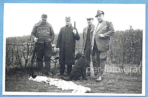 Foto cacciatori con - cane, da