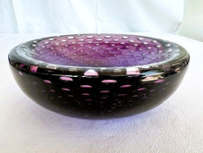 STUPENDO CENTROTAVOLA/PORTAOGGETTI/PORTAFRUTTA IN VETRO DI MURANO