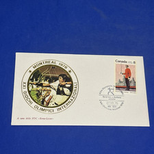 TIRO CON L'ARCO MONTREAL 1976 GIOCHI OLIMPICI - Busta PRIMO GIORNO FDC CANADA 