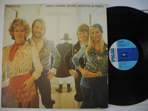 Abba waterloo 1974 sweden - lp,
