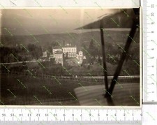 CS 144-5) 2  FOTO AEREA 1933 ORIGINALE PIEMONTE VEDUTA AEREA 2 VILLE