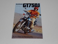 SUZUKI GT 750 J DEPLIANT BROCHURE PROSPEKT MOTO (L21)