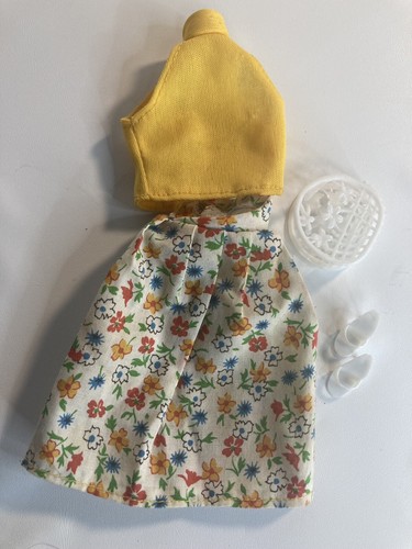 Barbie bambola vintage cesto