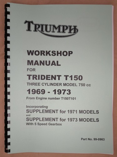 Manuale officina triumph - officina,