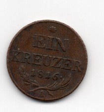 B€TT€R 1816 Austria Ein Kreuzer