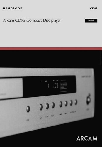 Arcam cd93 lettore - arcam,