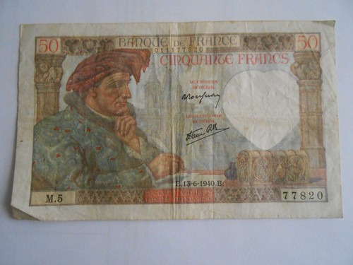 Banconota francese 50 - da,