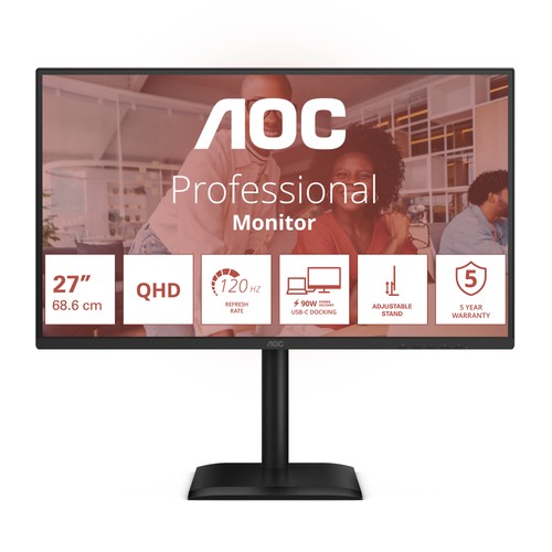 Aoc q27e4cv monitor - e4,