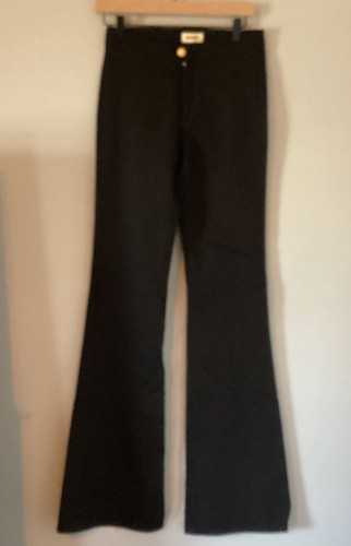 Pantalone donna nero gamba