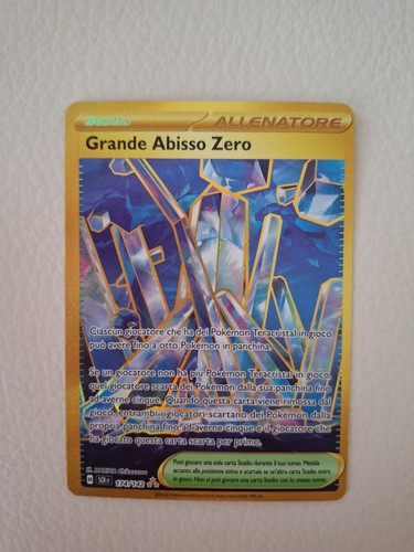Carta pokemon grande - carta, abisso