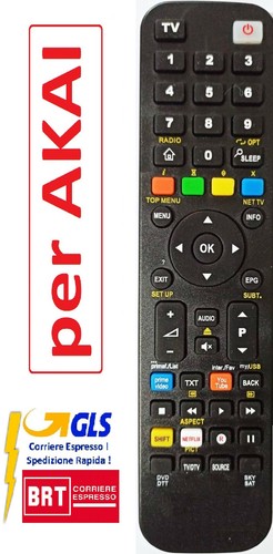 Telecomando per akai - telecomando, tv