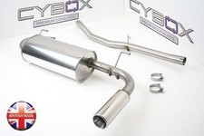 MAZDA MX5 MK2 1.6, 1.8, CYBOX IMPIANTO DI SCARICO ACCIAIO INOX 