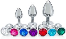 DILDO BUTT plug metallo per