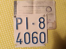 Moto Guzzi V7 Special 1971, Documenti Immatricolazione Veicoli, Documenti Immatricolazione