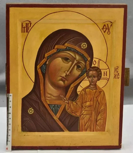 Icona madonna con bambino - con,