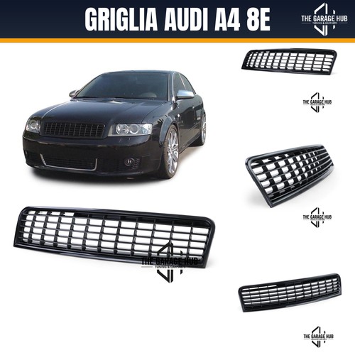 Griglia anteriore nera senza - anteriore,
