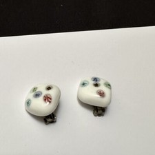 Orecchini a clip in vetro