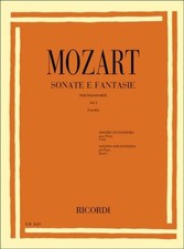 MOZART - SONATE E FANTASIE PER PIANOFORTE VOL. 1