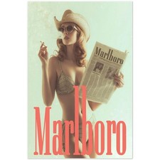 Poster Marlboro stile vintage