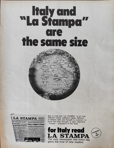 Giornale stampa pubblicità - la,