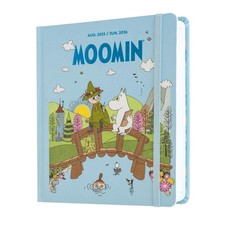 Diario Moomin 2025 2026 - Diario scuola 2025 2026 con copertina rigida, 11 mesi