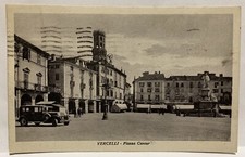 Cartolina Vercelli Piazza