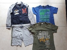 lotto 1218-1b stock bambino t-shirt pantaloncini felpa 6-7 anni