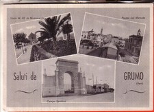 CARTOLINA   GRUMO APPULA OPACA  VIAGGIATA  1956 SALUTI 3 VEDUTINE    OCC
