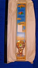 NUOVO Metro in legno e argento per bambino Nascita o Battesimo. Scontatissimo!