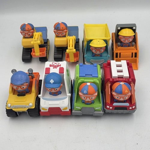 Blippi set veicoli camion - 8,