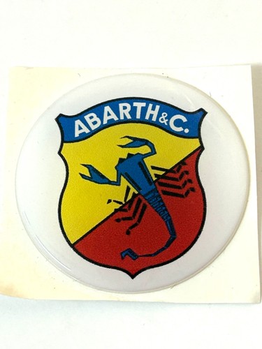 Adesivo abarth bianco sticker - bianco,