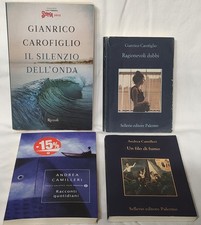 LOTTO DI 4 LIBRI DI NARRATIVA ITALIANA - AUTORI : CAROFIGLIO - CAMILLERI