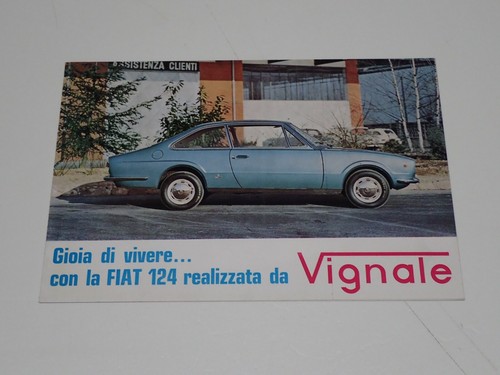 Fiat 124 vignale brochure - 124,
