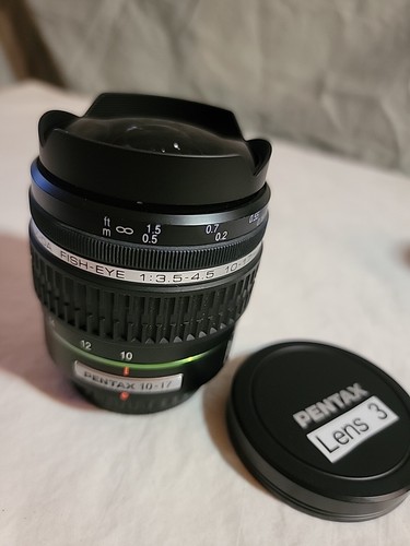 Pentax smc fisheye 17mm - pentax,